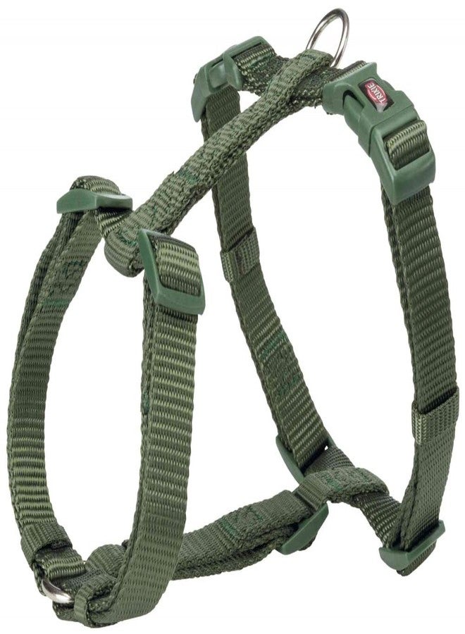 Trixie Premium Touring Harness for Dogs, Fleece Padding, Adjustable and Lightweight, Strong D-Ring Keeps The Harness and Leash in Place, 42-60 cm/ 15 mm (S-M, Forest) - Image 1